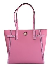 MICHAEL KORS CARMEN LARGE NORTH SOUTH TOTE SHOULDER BAG MK TEA ROSE
