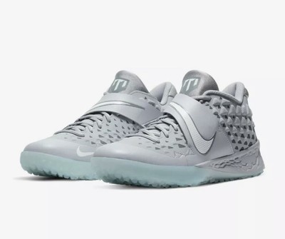 NEW NIKE FORCE ZOOM TROUT 6 TURF BASEBALL AT3463-002 GREY ORANGE WHITE SZ  15 | eBay
