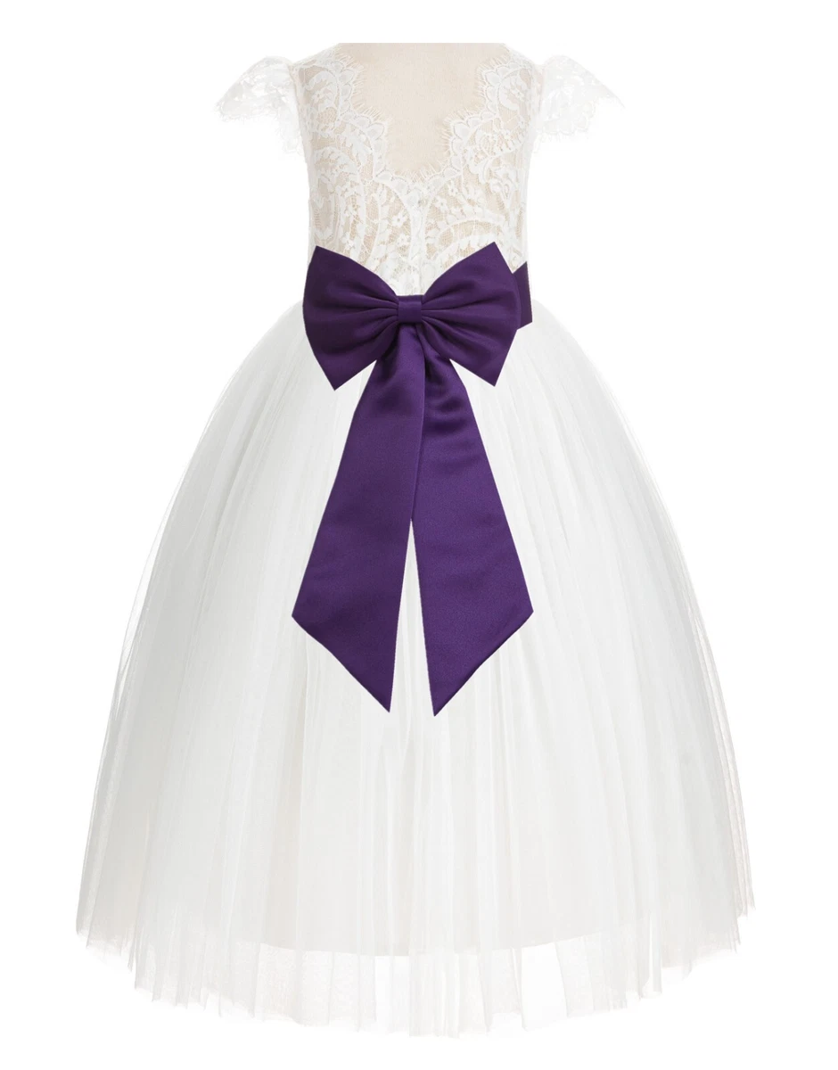 strapless open back dress Purple taffeta ball gown with a V cut-out above waistline main image 1
