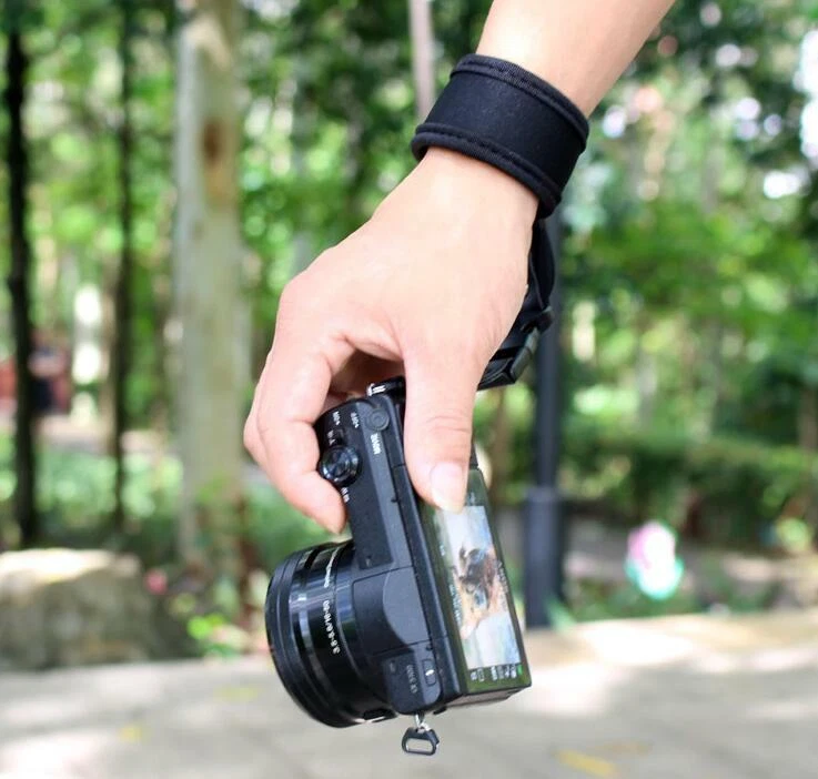 Camera Hand Grip for Canon EOS Nikon Sony Olympus SLR/DSLR Leather Wrist Strap - Image 4 of 4