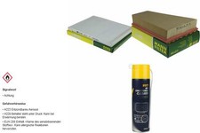 MANN Filtersatz MANNOL Klimareiniger für Citroën Xsara Break 2.0 HDi 90