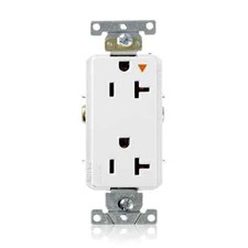 Leviton Decora Plus Isolated Ground Duplex Receptacle 20A 125V