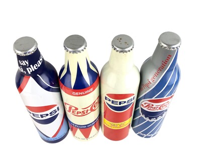 RETRO Label Art Painted UNOPENED Full 16 oz Pepsi-Cola Aluminum