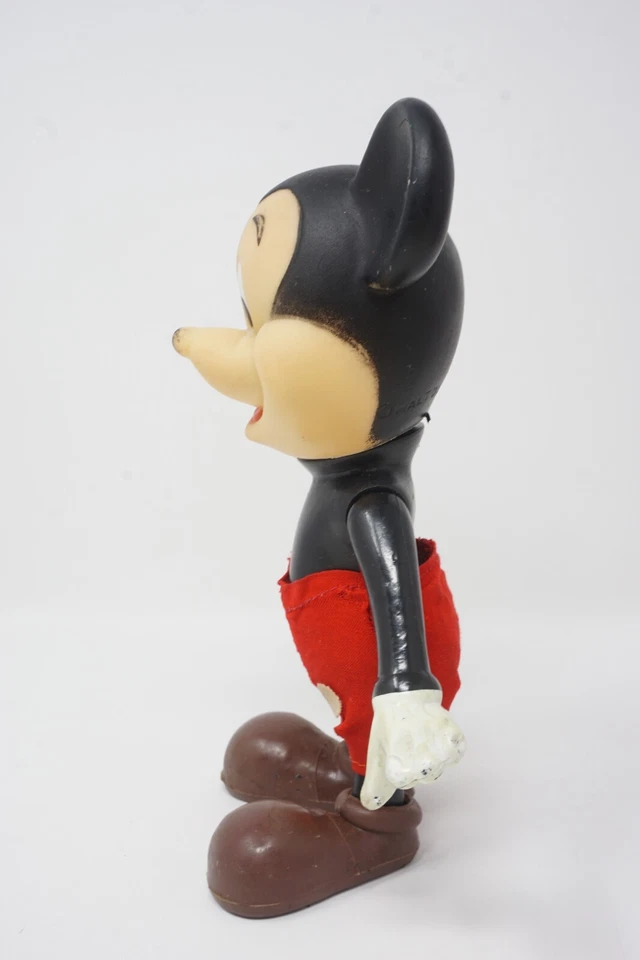 Figura de Mickey Mouse vintage años 60 juguete vintage hecha en Hong Kong Foto 2 de 4
