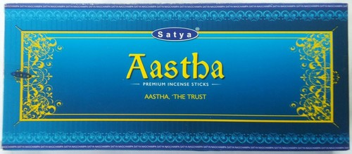 (180g Big pack) Satya Nag Champa AASTHA Masala Indian Agarbatti incense sticks - Afbeelding 1 van 2