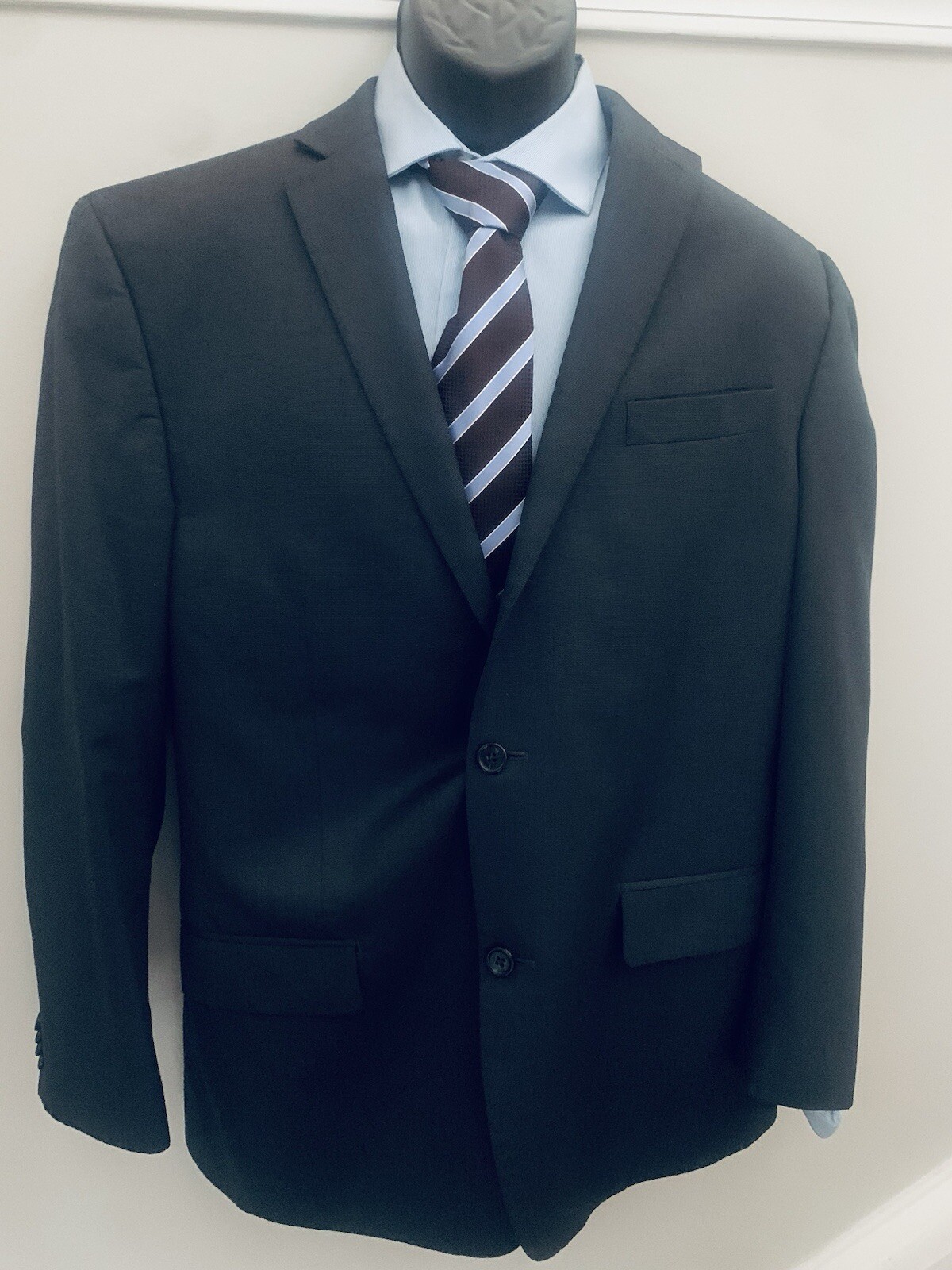 Men's Michael Kors Blazer Solid Gray 2 Button Pol… - image 7