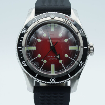 TANDORIO AUTOMATIK DIVER HERREN UHR 42MM STAHL RAR ARMBANDUHR + PAPIERE