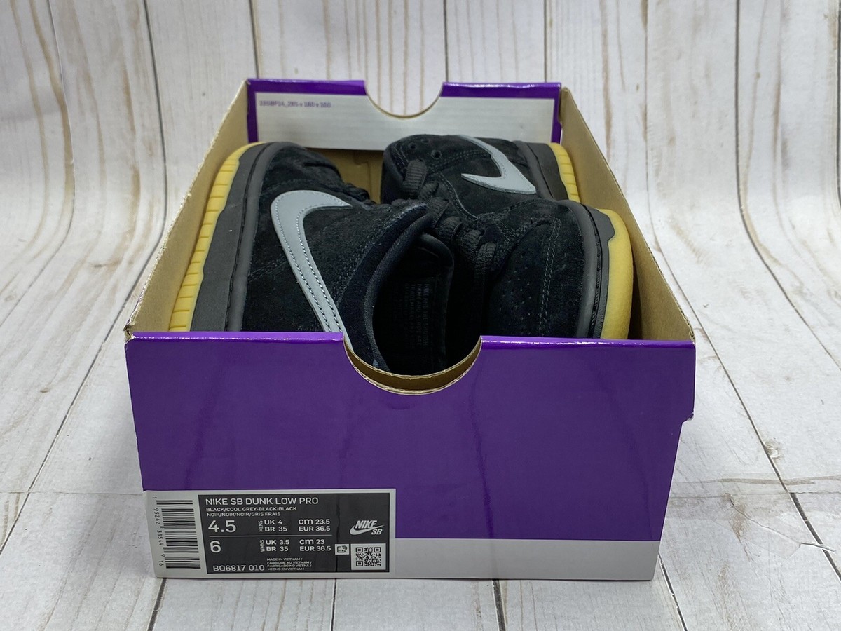 Nike Dunk Low Pro SB Fog Size 4.5M / 6W BQ6817‑010 Nike Dunk Low Pro SB Fog Size 4.5M / 6W BQ6817‑010  main image 4