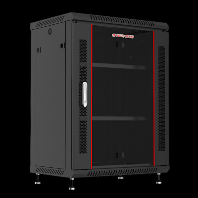 15U 24'' Deep Wall Mount IT Network Server Rack Cabinet Enclosure FREE ACCESSORY