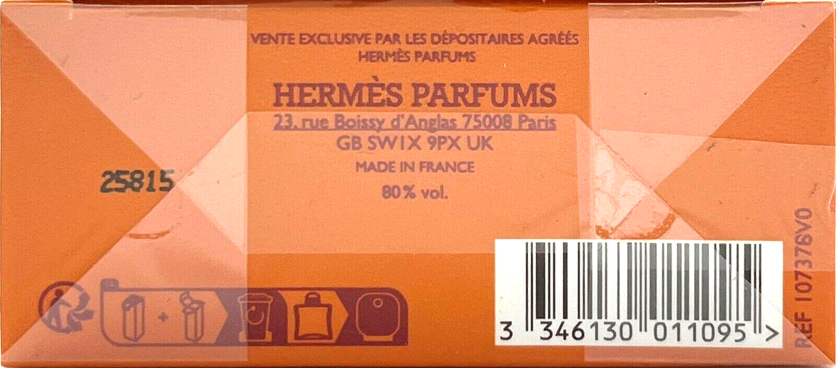 HERMES 24 FAUBOURG EAU DE TOILETTE SPRAY FOR WOMEN 3.3 Oz