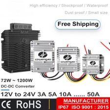 12V to 24V 3A 5A 8A 10A 15A 20A 30A 40A 50A Step Up DC Converter Boost Regulator
