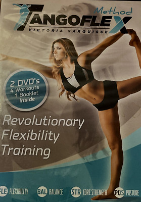 The TangoFlex Method 2 DVD Disc Set Flexibility Training Workout Stretch #B17