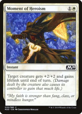 4x Moment of Heroism - NM Core Set 2019-2021 SPARROW MAGIC