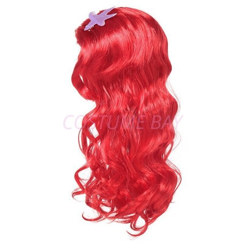 Red Descendants Wig Costume Cosplay Halloween Party Synthetic Hair Accessories - Picture 3 of 38