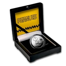 Peanuts® 70th Anniversary with Charlie Brown 1 oz Proof Silver