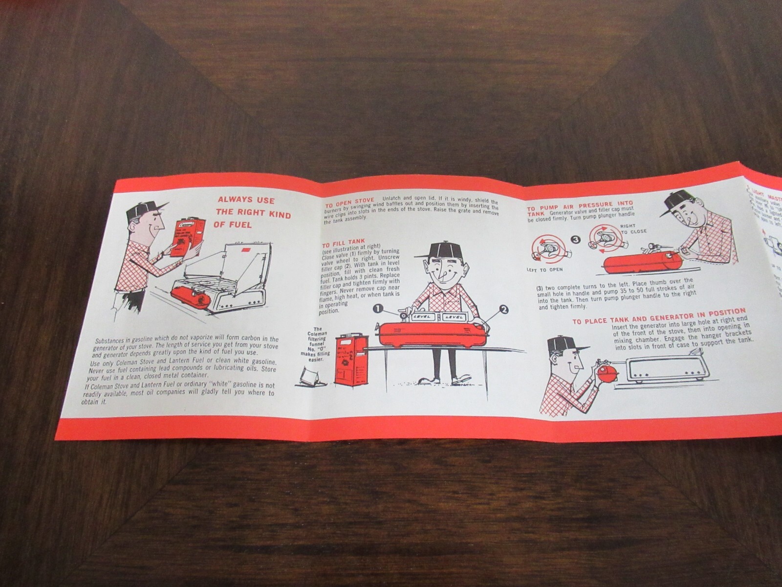 Coleman Camp Stove Original Pamphlet Instruction Manual Stove Model 413G  USA – ASA College: Florida