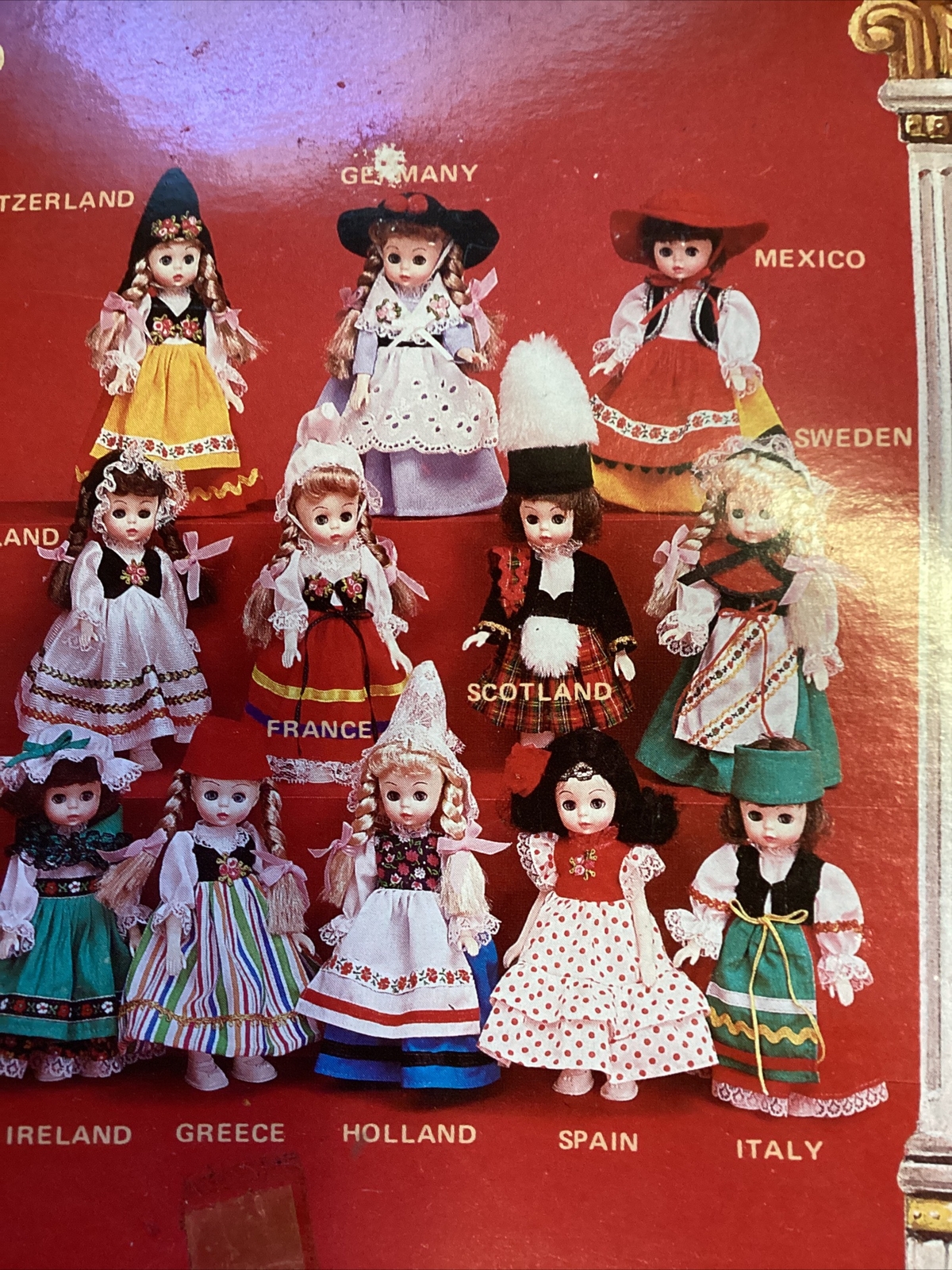 Vintage 1987, Dolls of All Nations, Complete Set Of 12