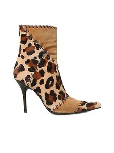 casadei leopard boots