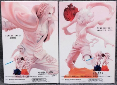 One Piece Film Red Monkey D Luffy & Shanks Figures SenkouZekkei