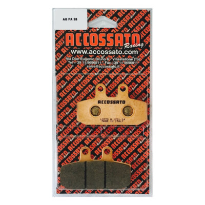 Accossato Bremsbelag-Set Agpa153or-48 - 2-tlg., Organische Mischung, Für Frontbremse