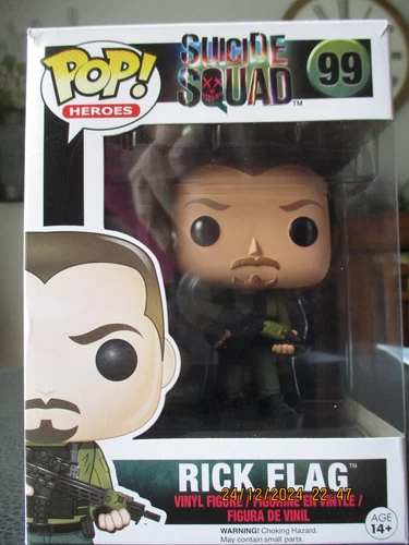 VAULTED Funko POP! Heroes Suicide Squad #99 RICK FLAG, 2016, 4" New in box