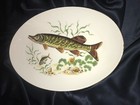 Vintage Israel Naaman Porcelain Fish Serving for 12 + Serving Platter MINT! — photo 4