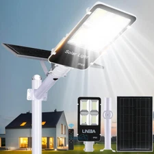 3500W Solar Street Light Super Bright Dusk to Dawn Outdoor Security Road Lamp