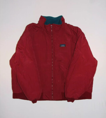 Vintage L.L. Bean Warm Up Jacket Fleece Lined | eBay