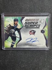 2020-21 Upper Deck SPX Liam Foudy Rookie Super Scripts Auto RC #RS-LF