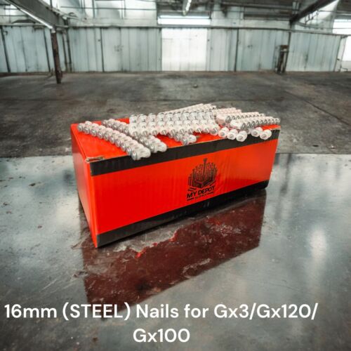 1000x collated STEEL nails 16mm-for Hilti GX3/GX120/Gx100 STEEL AND BEAM Nails - Picture 18 of 20