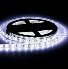5M 3528 LED Strip Light 300 LEDs Super Bright 7000K Cool White Waterproof IP65