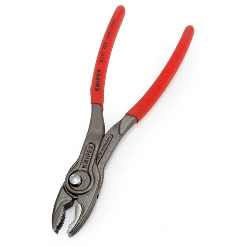 Knipex Twingrip Slip Joint Pliers 8201200 Knipex TwinGrip Slip Joint Plier 200mm For Pipes Worn Nuts etc 4-22mm 8201200SB
