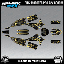 Graphics Kit for MotoTec Pro 72v 8000W (All Years) Twitch Series - GOLD