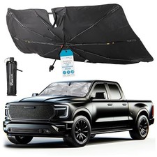 Car Windshield Sun Shade Umbrella - Foldable Cover UV Block for Front Window,
