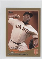 2013 Topps Mini Gold 36/62 Santiago Casilla #333 0a1
