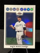 (2) 2008 Roy Halladay Topps Chrome Refractors #67