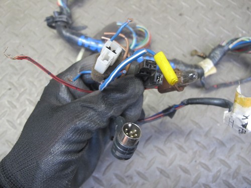 1988 MAZDA RX7 FC3S CONVERTIBLE NA M/T DASHBOARD DASH WIRE WIRING HARNESS OEM - Picture 6 of 17