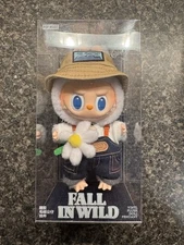 NEW AUTHENTIC POP MART LABUBU "FALL IN WILD" PLUSH PENDENT DOLL