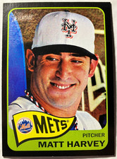 2014 Topps Heritage Black Border #THC490 Matt Harvey Mets