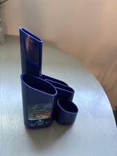 Vintage 1985 Eldon Desk Storage Organizer Blu...