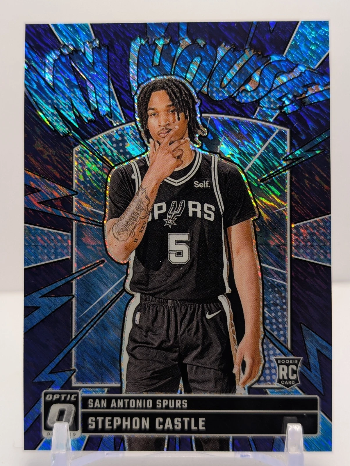 2024-25 Panini Donruss Optic - Stephon Castle (RC) My House Purple Shimmer
