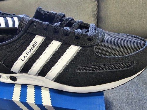 Adidas Originals LA Sneaker Schuhe Turnschuhe Schwarz Größe UK 7 IF8413 - Bild 4 von 5