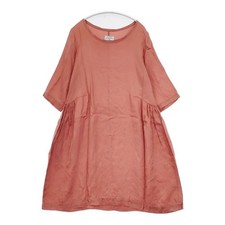 GALLEGO DESPORTES Rayon tunic dress with short sleeves Tunic pink 6-0405M  