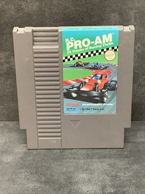 R.C. Pro-Am (Nintendo Entertainment System NES, 1988)  Tested Working Cart Only