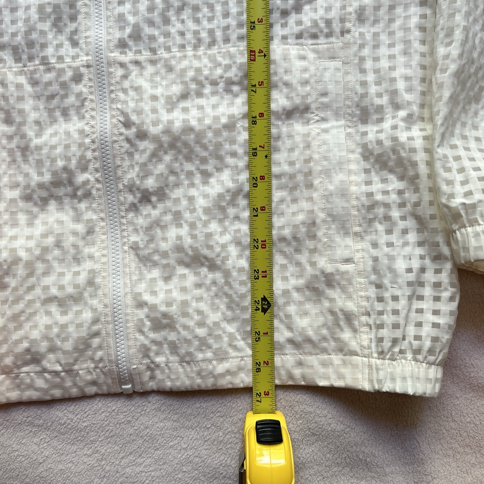 Fabletics Jacket Funnel Neck Lightweight Grid Pat… - image 13