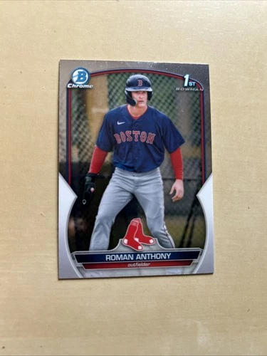 2023 Bowman Chrome Roman Anthony 1st Rookie RC Base #BCP-71 Red Sox!