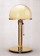 Doppelkarte: Wilhelm Wagenfeld - Tischlampe