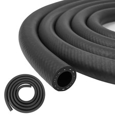 1/4" 6mm ID Fuel Line Hose, 5 FT NBR Rubber Hose - 300PSI - 1/4" ID