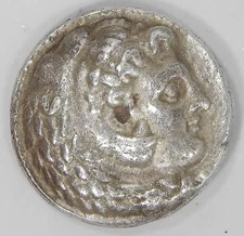 336-323 BC Macedon Tetradrachm Alexander The Great SILVER COIN VF