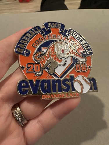 Cooperstown Dreams Park Baseball And Softball Evanston Orange Cats 2008 Pins - Picture 3 of 9